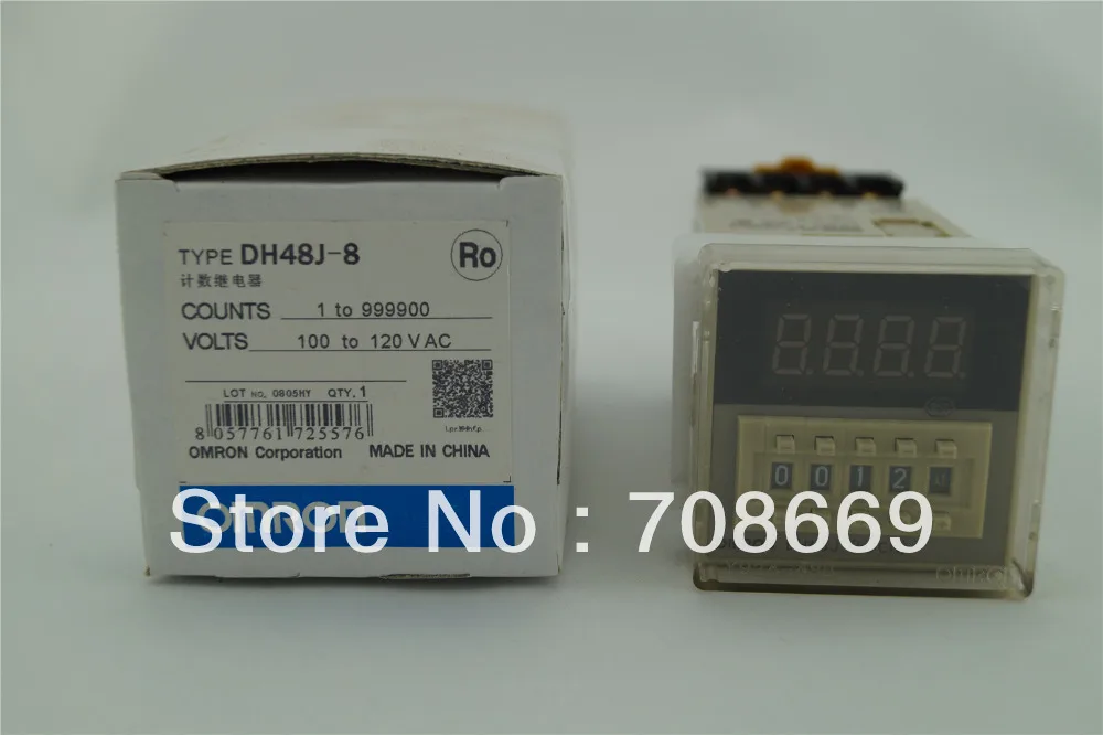 

110VAC 30 CPS DH48J Digital Counter Relay & Base