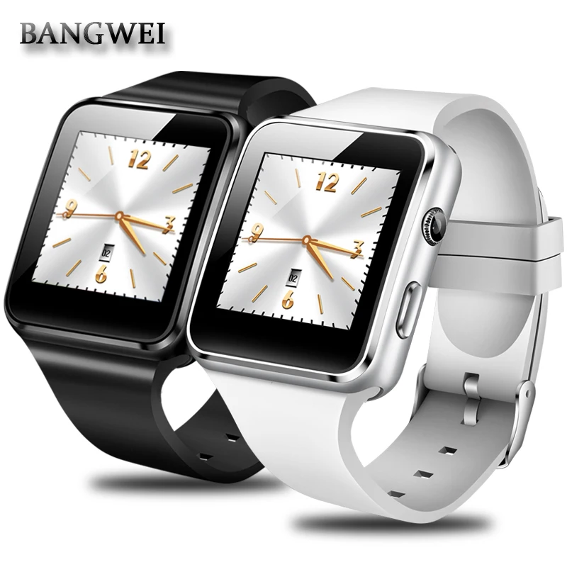 

2019BANGWEI New Smart Watch Camera SIM Card Sports Watch Bluetooth Smart Watch Sleep Monitor Information Reminder For Android io