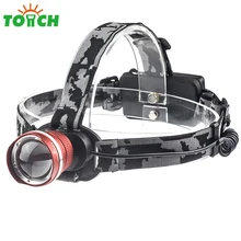 LED T6 Headlamp Headlight zoom lighting Light 18650 3xAAA Head Flashlight Torch Lantern Fishing Hunting Camping Lamp