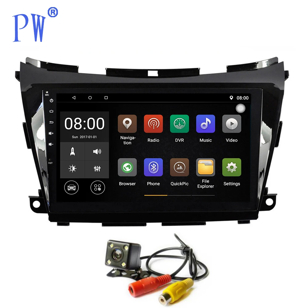 Android 7.1 Car Radio GPS Navi for Nissan Murano 2015-2017 Car Multimedia Player Auto Stereo Screen Navigation Wifi BT Head Unit