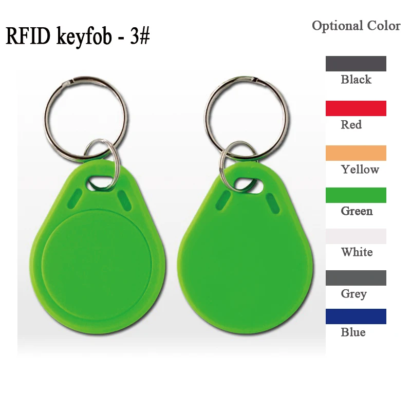 id RFID keyfob green
