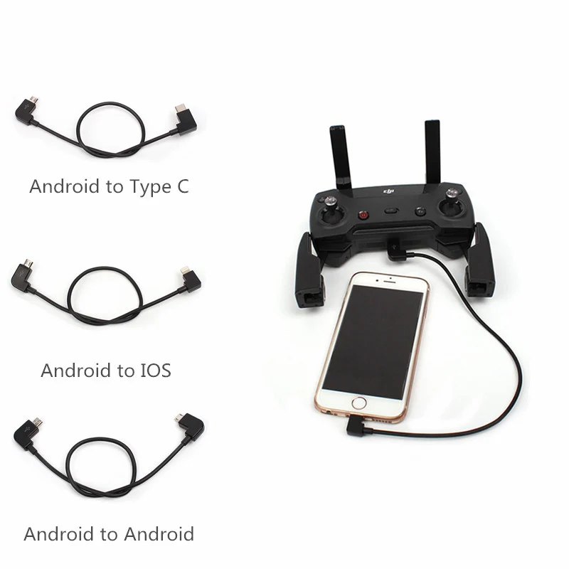 DJI Spark Cable пульт дистанционного управления планшет телефонная линия преобразования DJI Mavic MINI 2 Pro Кабель для передачи данных разъем Android для IOS type-C