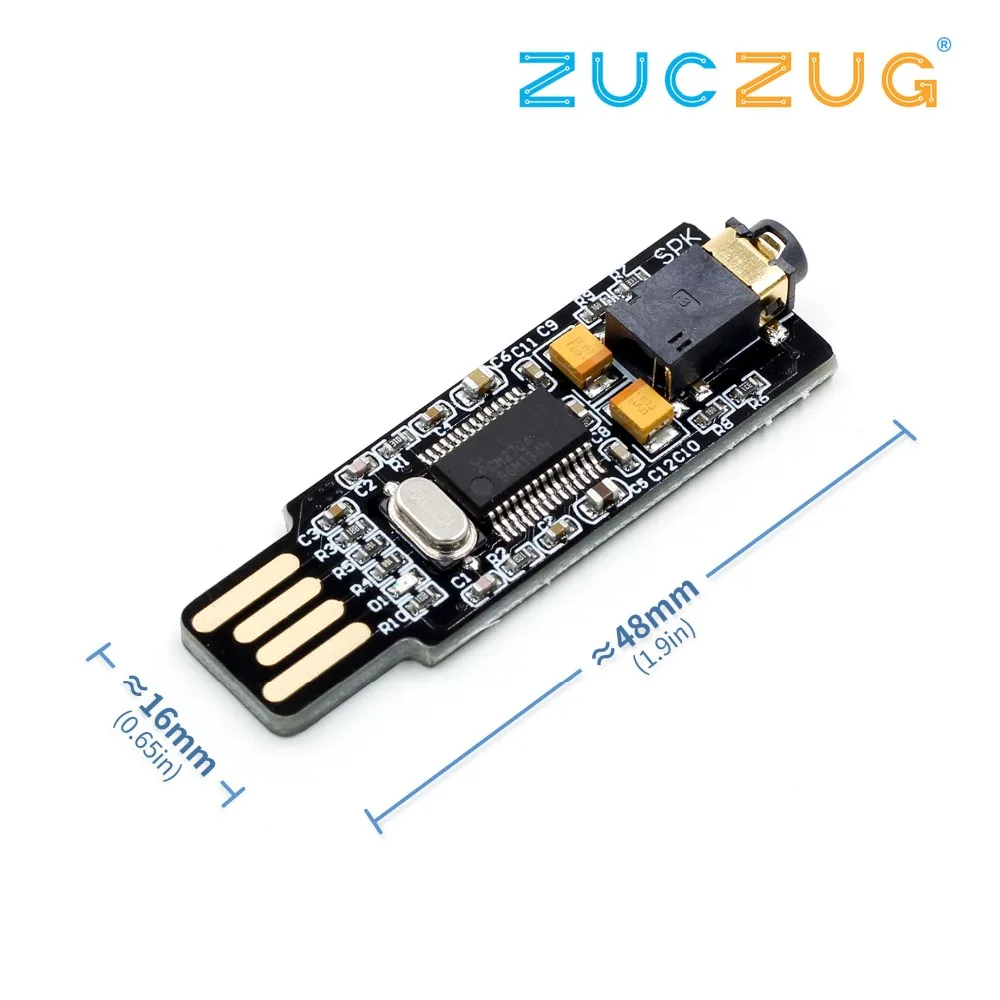 Мини PCM2704 USB Аудио Звуковая карта DAC декодер плата Бесплатный диск для