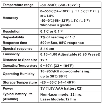 Instrumentos de temperatura