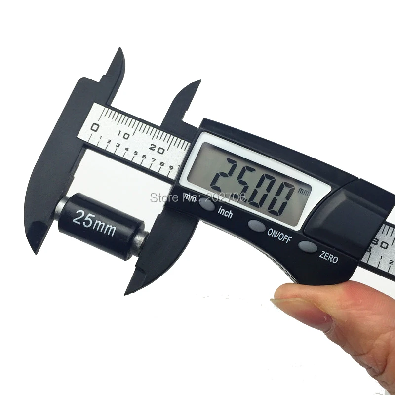 High quality Super LCD 0 100MM 4inch Mini digital caliper 100mm pocket