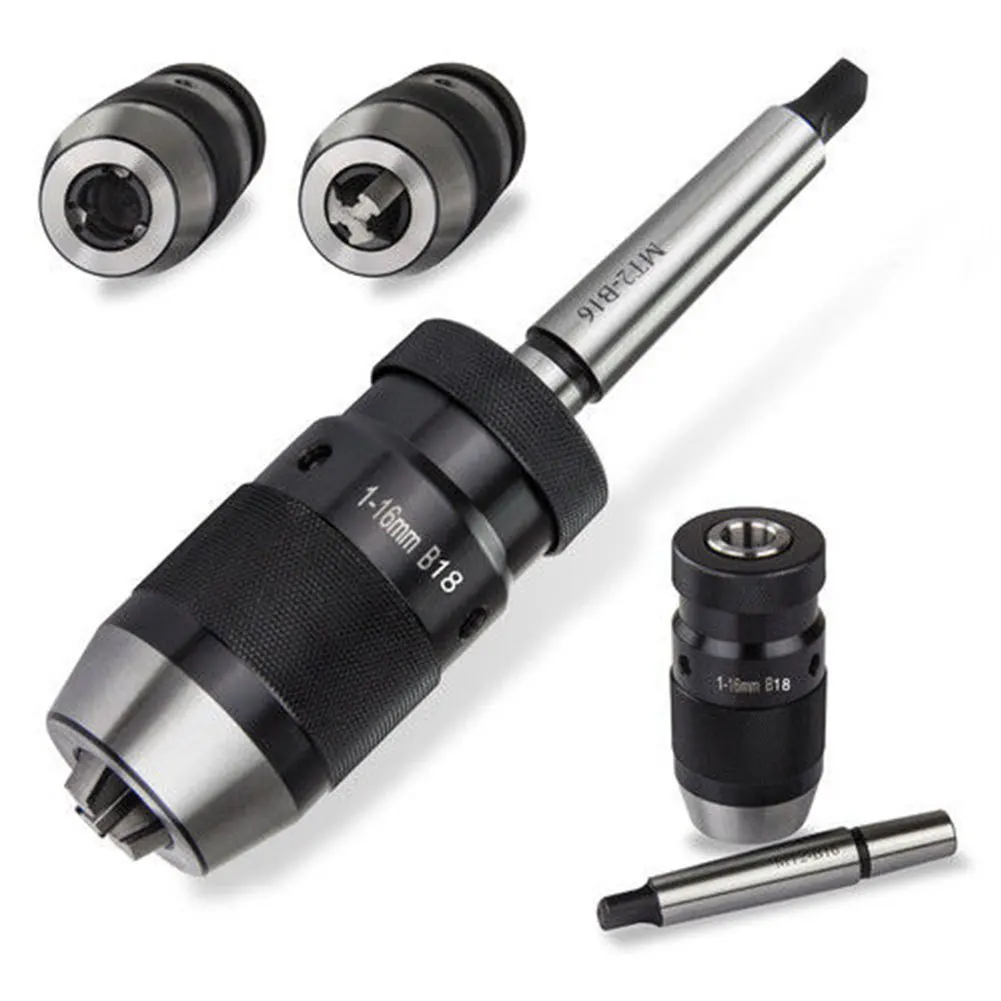 

1-16mm Home Easy Operation Alloy Drilling Tool Self Tighten Durable Convertor Accurate Drill Chuck Arbor Keyless Warehouse