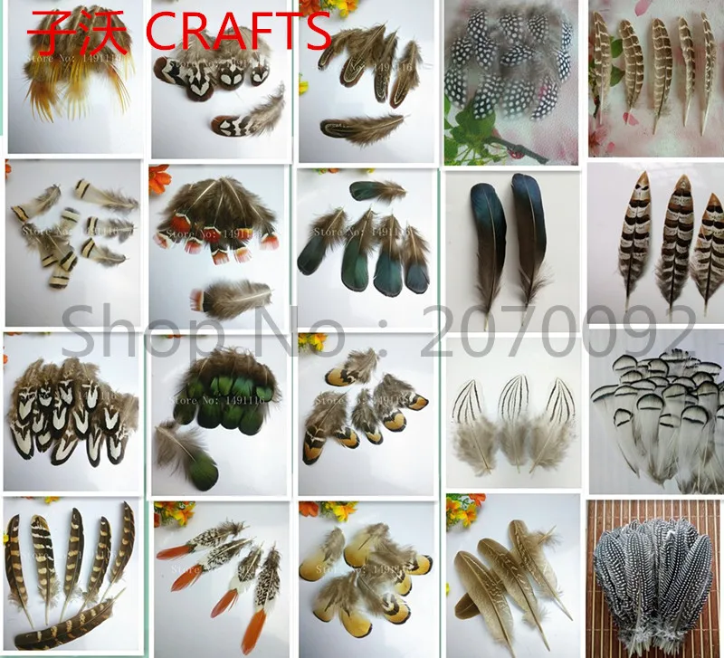 

20 pieces / pack of high quality natural pheasant feathers, diy handicraft jewelry accessories