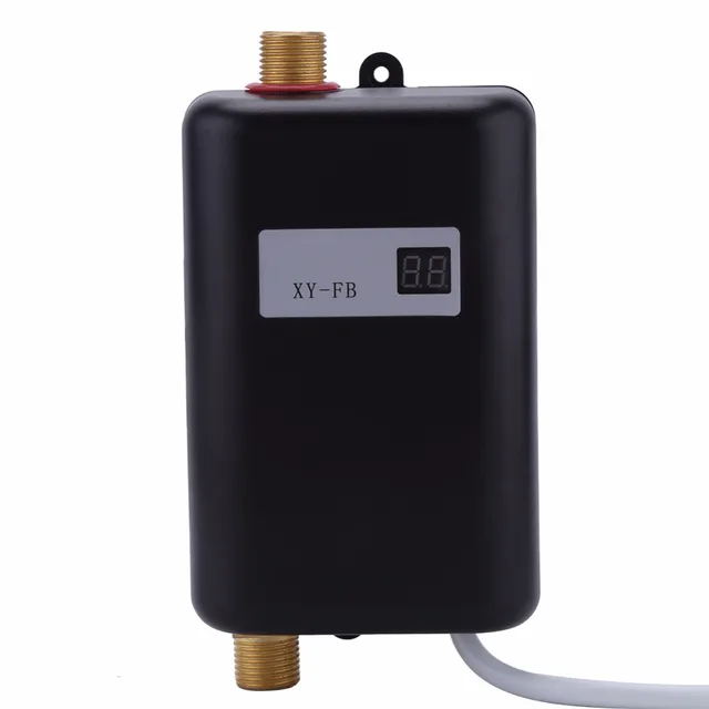 3400W Electric Tankless Water Heater Water Tankless Instant Shower Electric Flowing Bathroom Shower Heate Local Fast Shipping