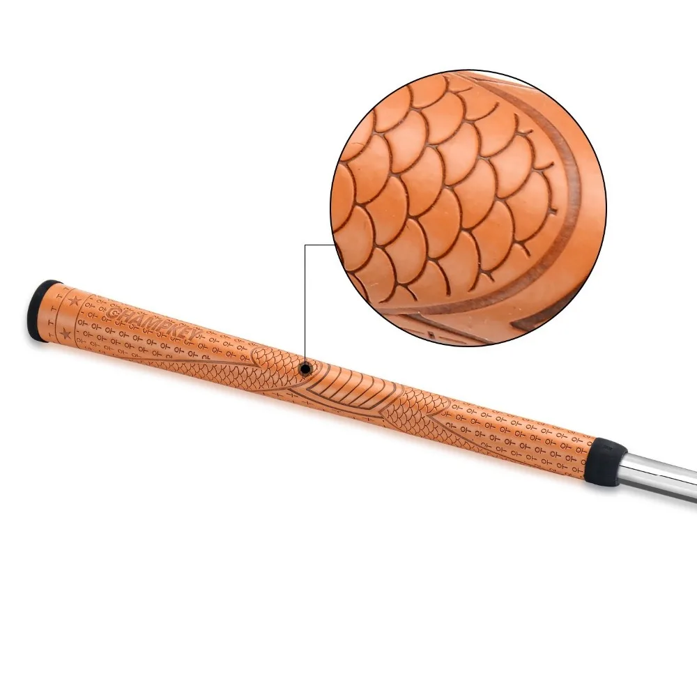 NEW 13 x Men's Midsize Champkey Limited Edition Brown Golf Grip AVS Soft Material Anti Slip Grips With 15PCS Tapes Free