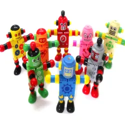 Деревянный робот обучения и обучающая детская игрушка для раннего развития стиль случайный 1 шт
