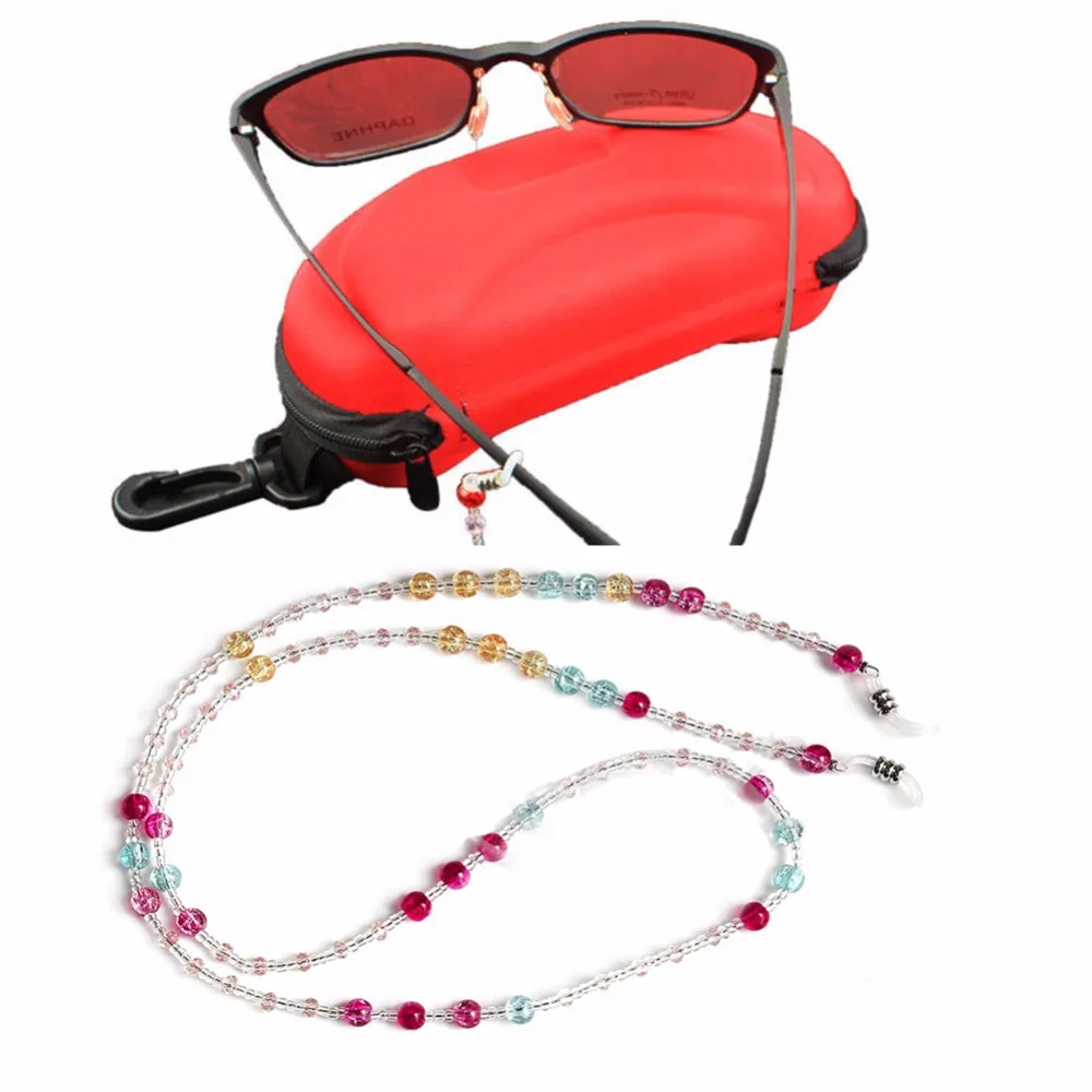 New 70cm Colorful Beaded Glasses Sunglasses Spectacle Beads Chain Strap