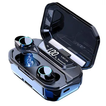 

Bluetooth 5.0 Earphones True Wireless Earbuds Waterproof Sport Handsfree Headset with mic for Apple iPhone Android Samsung Phone