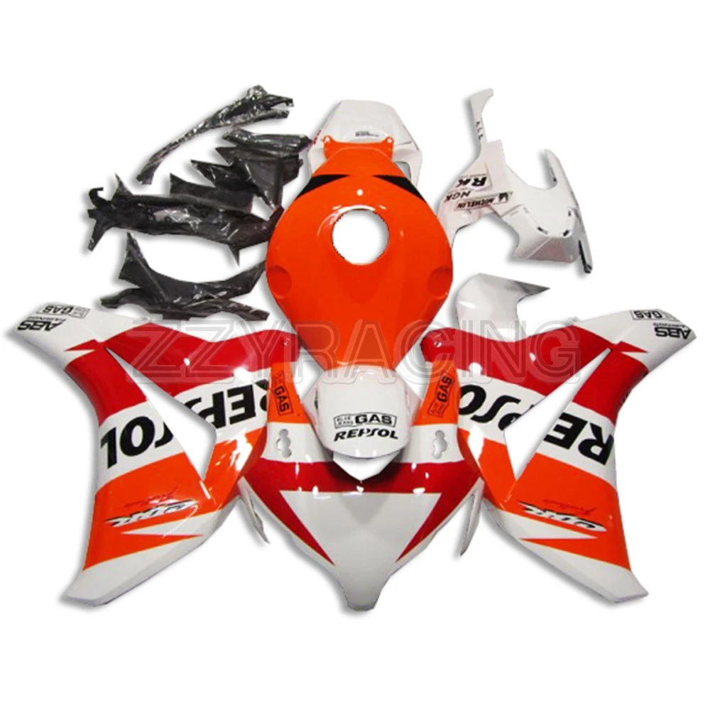 Наборы литья под давлением для Honda CBR1000RR 2008-2011 год в комплекте ABS Пластиковые чехлы 09 10 мотоцикл Красный Белый Cowlings