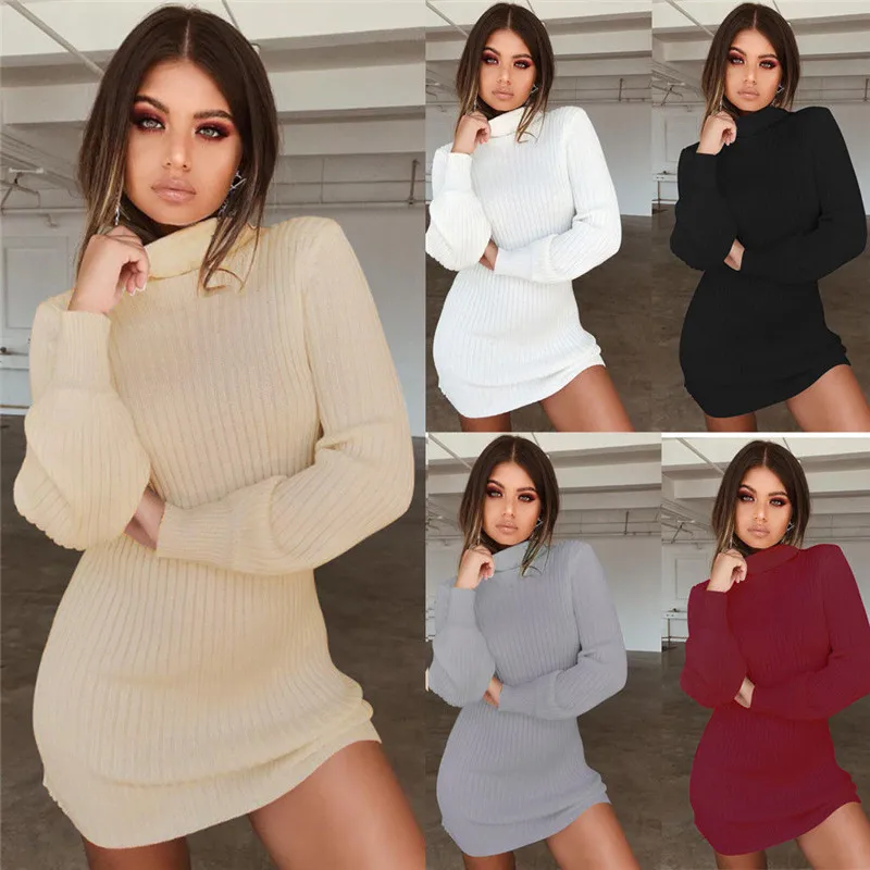 

Women Sweater Pullover Basic Rib Knitted Cotton Tops Solid Crew Neck Essential Jumper Long Sleeve Sweaters