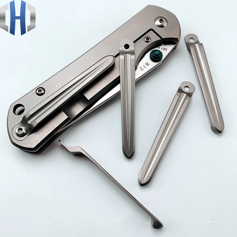 Back Clip Titanium 812 Titanium Alloy One Piece Back Clip 901 902 9103 Knife Back Clip Knife Aliexpress