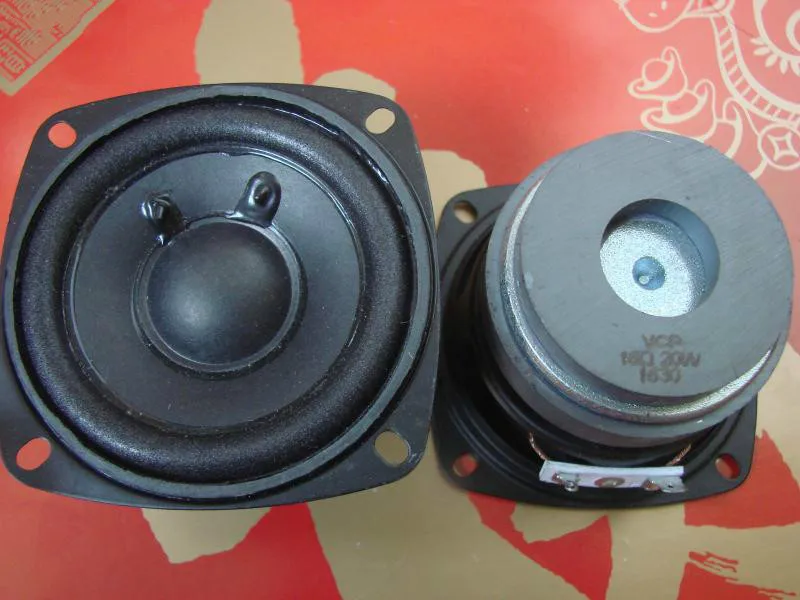 2pcs 3 inch 16 Ohm 20W full range loudspeaker large stroke dual