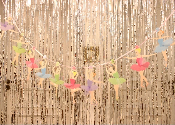 1 комплект балерина балетная девушка Танцующая бандаж баннер бумажный флаг Свадебные подвесные гирлянды DIY принадлежности вечерние сувениры Декор на день рождения