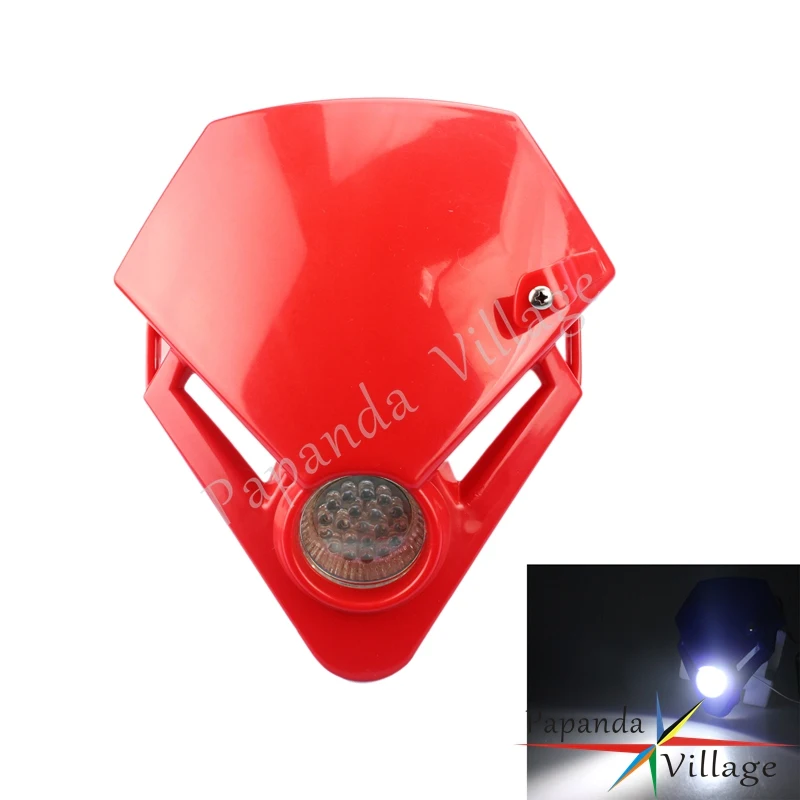 

Papanda Red Motorcycle LED Head Lamp Enduro Headlight Dual Sport for GASGAS TXT PRO 280 125 Racing Bikes
