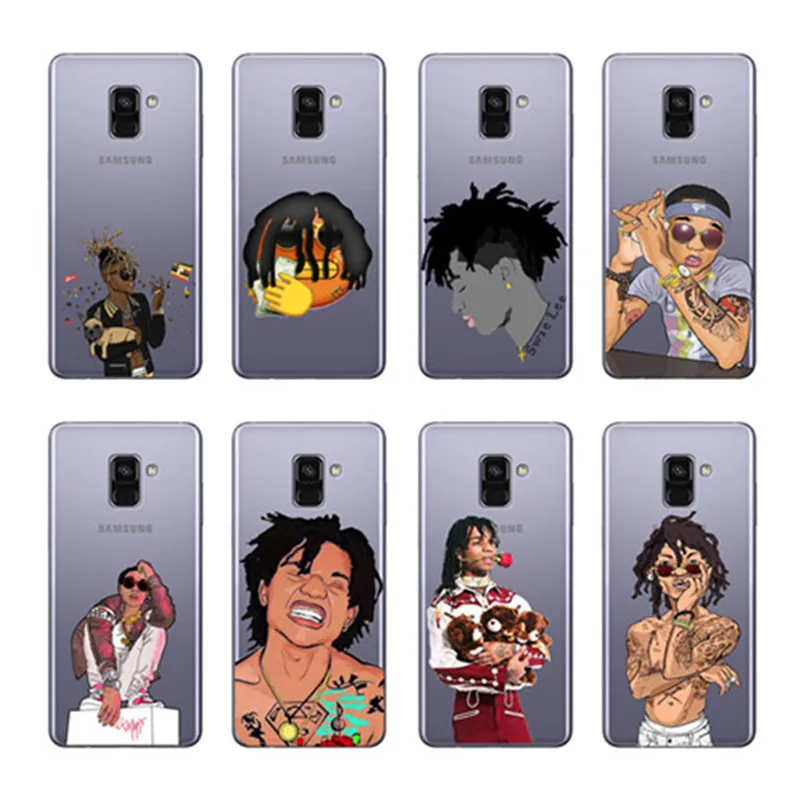 Черный роскошный силиконовый чехол Swae Lee Wiz Khalifa из ТПУ для телефона Samsung A30 A50 A70 A80