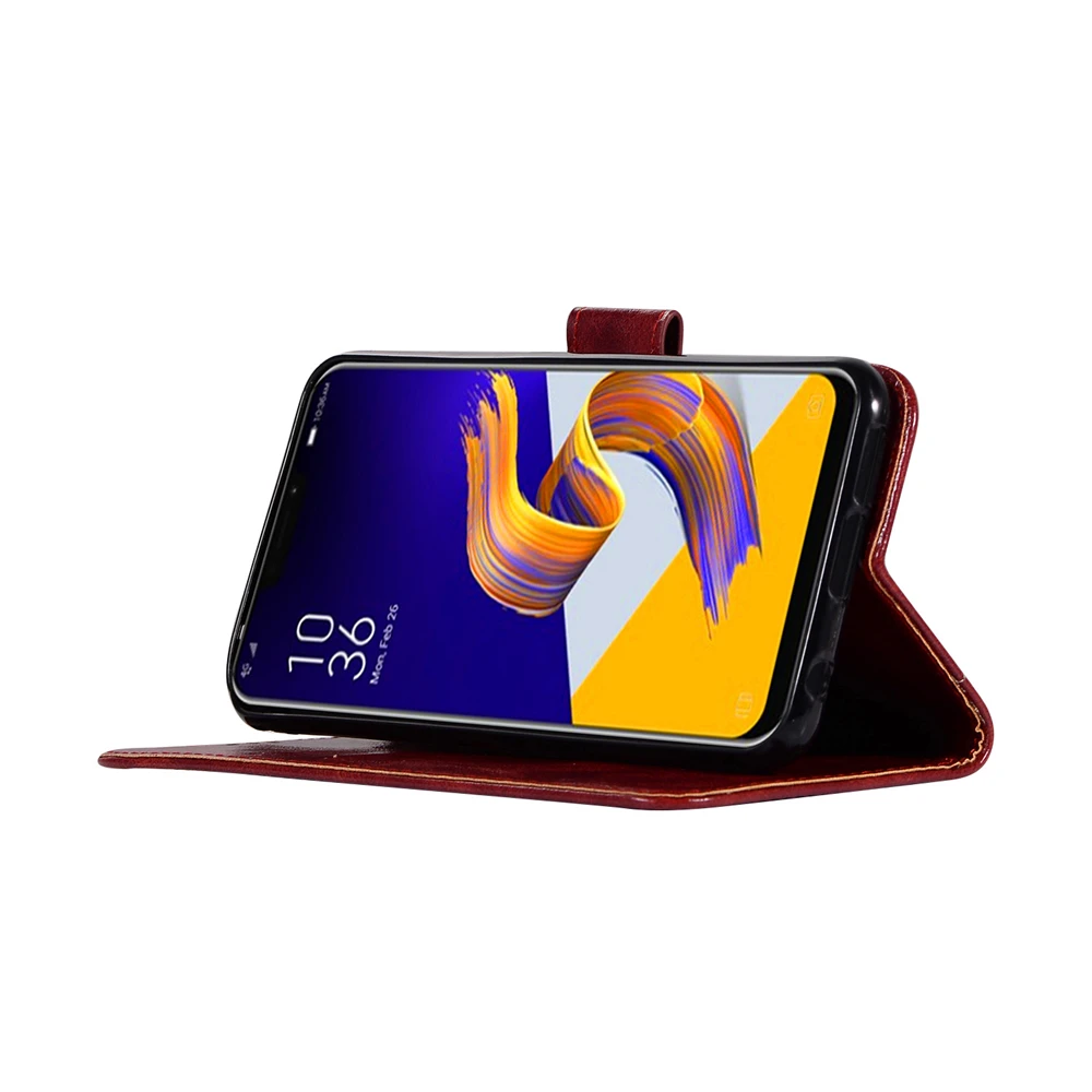 Модный чехол кошелек для ASUS Zenfone 5Z ZS620KL телефона с подставкой экстравагантный