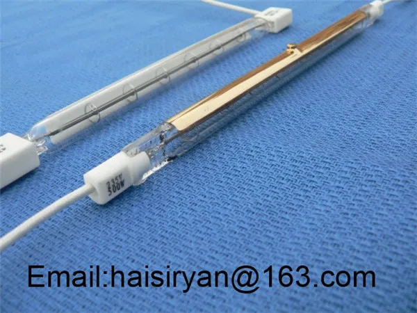 

customized 1500w 1000mm far Single tube Electric halogen IR quartz glass heate light