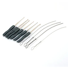 10 шт. Набор фиксаторов для блокировки сломанный набор ключей слесарный Ручной Инструмент для извлечения сломанного ключа фиксатор крючков набор мебели