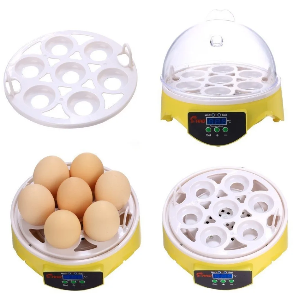 New 7 Egg Incubator Poultry Automatic Incubator Digital Temperature