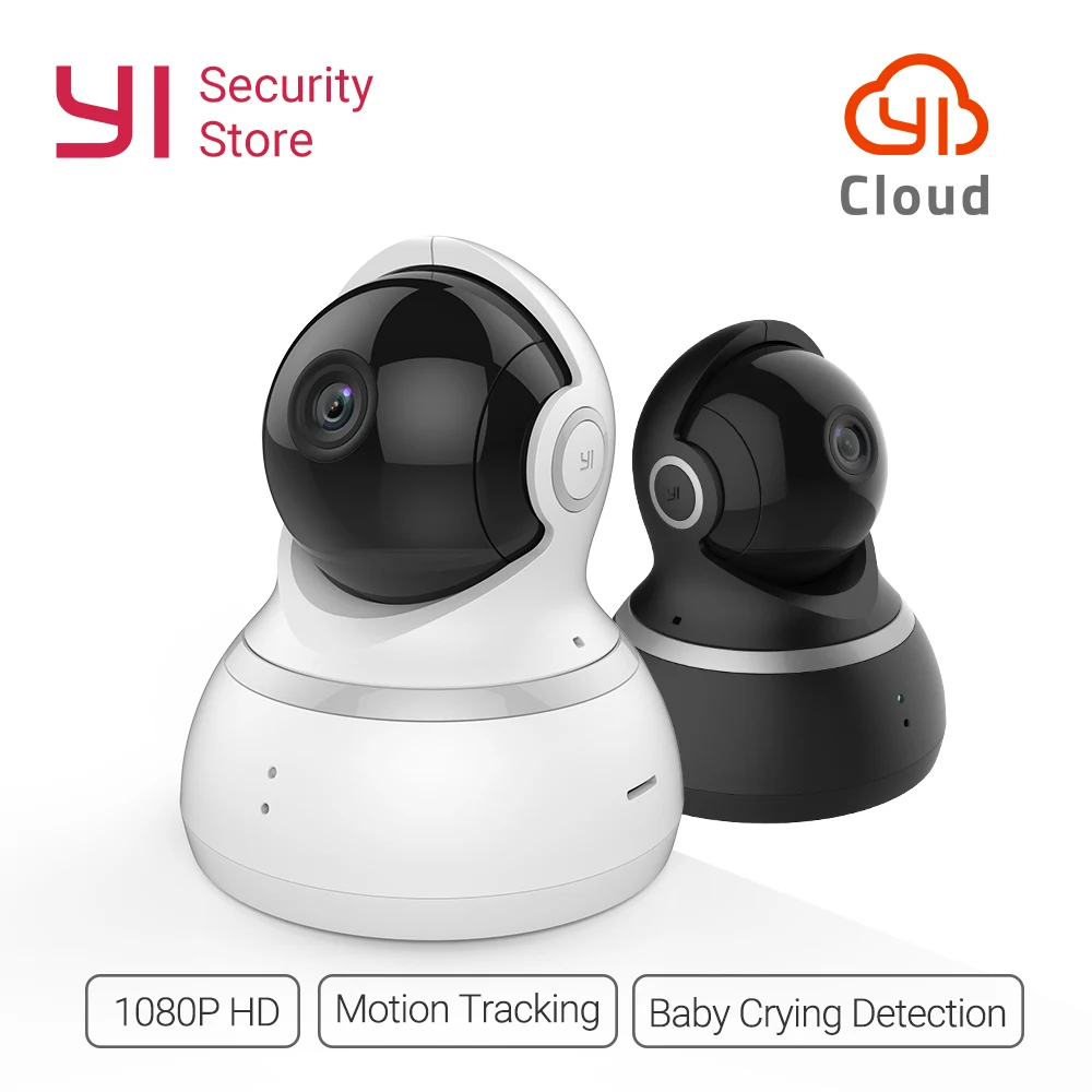 YI Dome Camera 1080P Baby Monitor Night Vision Wireless IP WIFI Home Cam Security Surveillance Syst