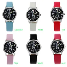 ot03 New Children Fashion Casual Watch Girl Boy Color Pattern Style Quartz Wristwatch Popular Student Elegant Clock