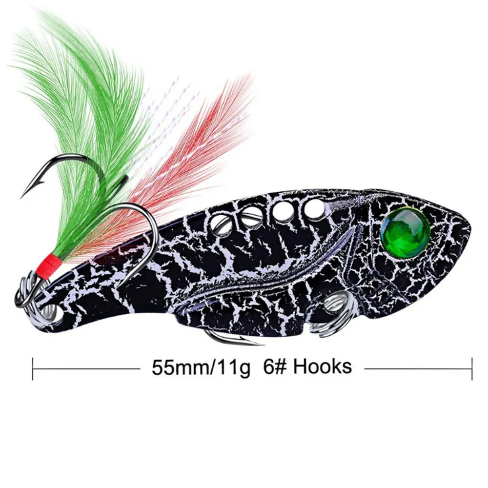 1 قطعة معدن VIB 11g/5.5 سنتيمتر الصيد إغراء الاهتزاز ملعقة الطعوم الثابت مع ريشة Crankbait المتذبذب Swimbait الزيز VIB معالجة 1 قطعة معدن VIB 11g/5.5 سنتيمتر الصيد إغراء الاهتزاز ملعقة الطعوم الثابت مع ريشة Crankbait المتذبذب Swimbait الزيز VIB معالجة