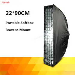 22*90 см Softbox быстро Bowens зонтик структура открывать и закрывать быстро Портативный складной длинная полоса Softbox CD50 T11