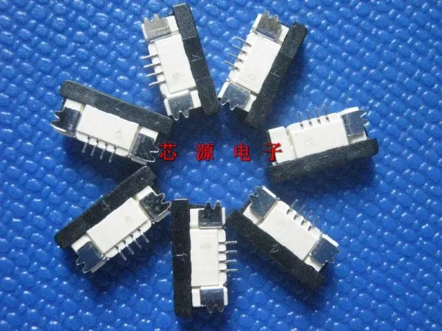 

10pin 0.8mm pitch SMT connect down FFC/FPC connector LCD screen interface. ROHS