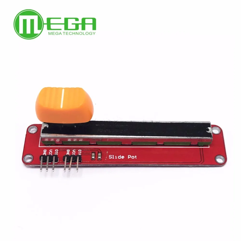 Electronic Block 10K Sliding Slider Potentiometer Module For Arduino ...