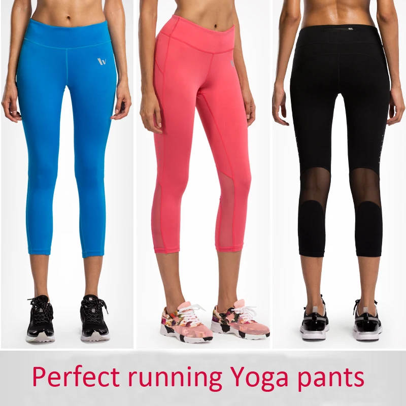 pants yoga 3/4 legging tights Sports yoga woman Womens pants compression pants yoga 3/4 legging tights Sports yoga woman Womens pants compression