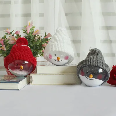 

2019 New Year Ornaments Grain Snowman Ball Creative Doll Pendant Christmas Tree Festival Holiday Decorations Supplies