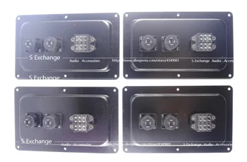 

4PCS /SET Compatible For JBL SRX725 728 718 715 Back Panel W/ Connectors & Switch Part