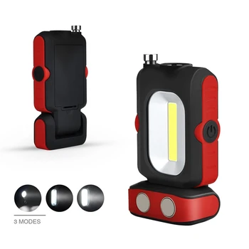 

1Pcs Super Bright Adjustable Cob Led Work Light Inspection Lamp Hand Torch Magnetic Camping Tent Lantern With Magnet
