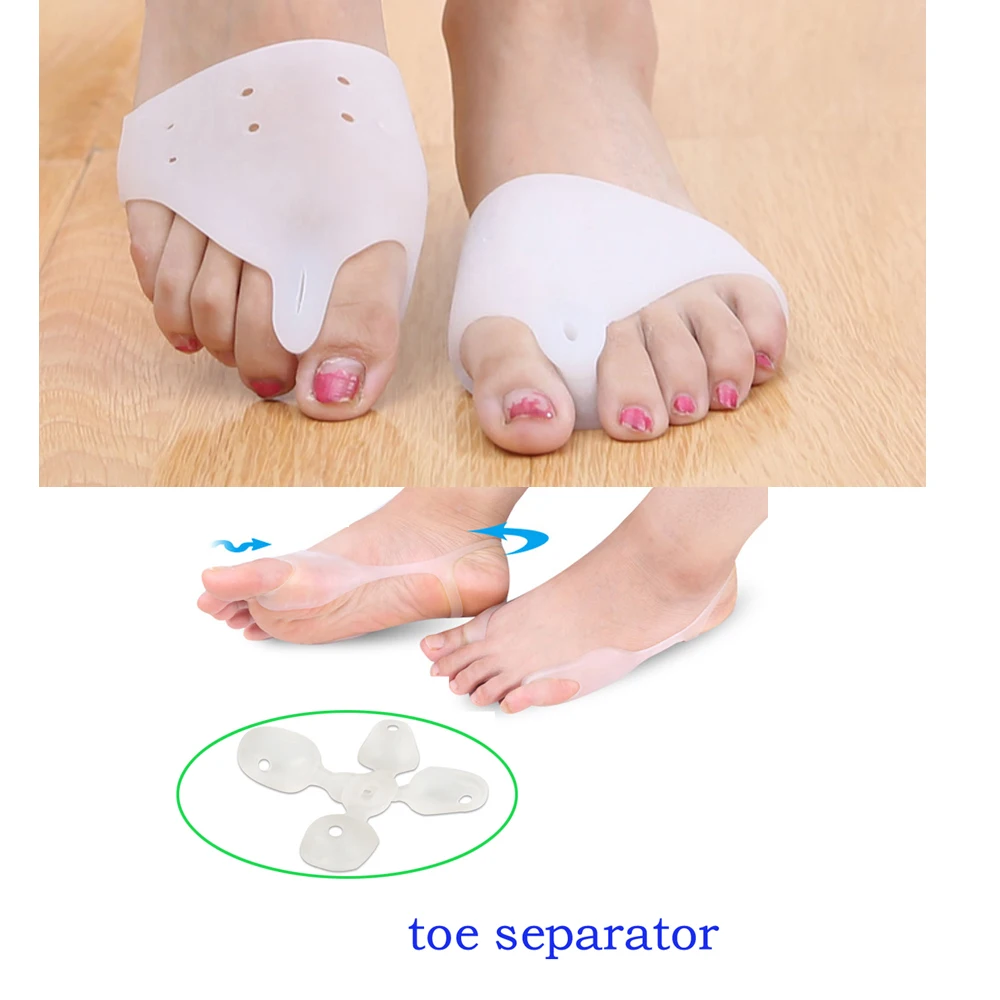 Silicone Toes Separator The big Toe Bunion Corrector, Big Toe Separator Overlapping Protection