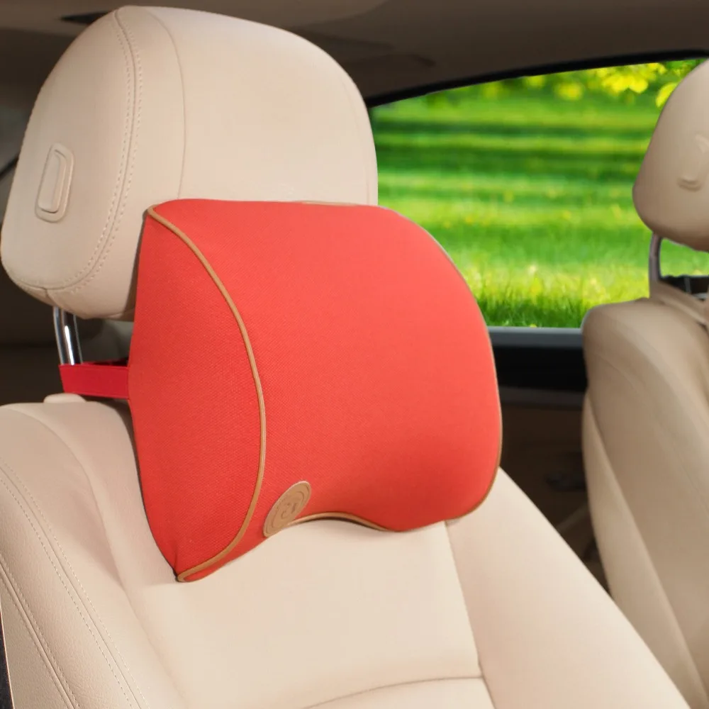 Универсальное использование 4 цвета Natrual Memory Foam подголовник автомобиля подголовник поставки шеи авто Безопасность подголовник сиденья поддерживает