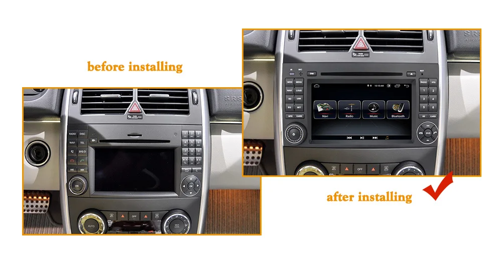 Android 9 для Mercedes/Benz/Sprinter/B200/b-класс/W245/W209 автомобильный dvd, gps, wifi, радио, BT, рулевое колесо, Canbus, 16g карта, микрофон