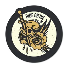 Ride Or Dead Skull Sticker Tattoo Art Sailor Vinyl Accessories Decorative Decal Car Accessories day of the dead girl skull head vinyl wall decal sticker