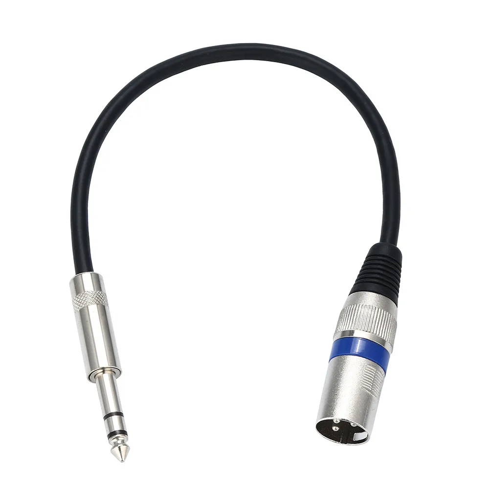 Ecosin2 Computer Cables & Connectors 6.35mm Male To XLR Male Plug Stereo Audio Microphone