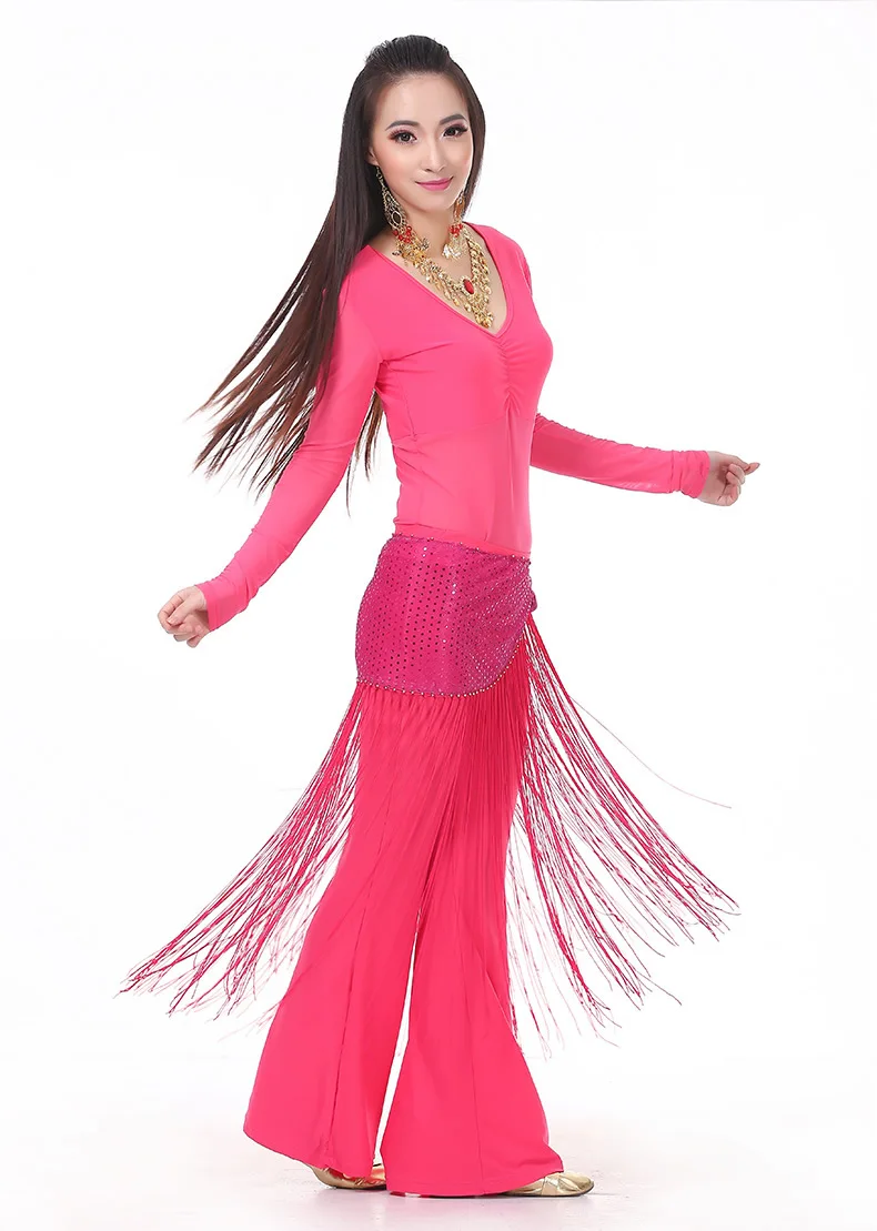 Костюм для танца живота, 3 предмета(топ+ полотенце на талии+ штаны), одежда для танца живота, 10 цветов, одежда для танца, индийские платья