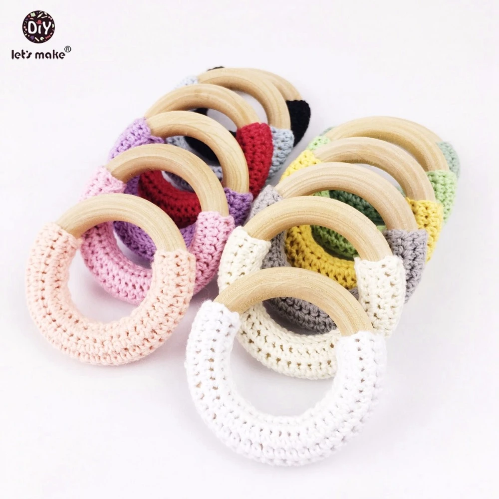 maple teething rings