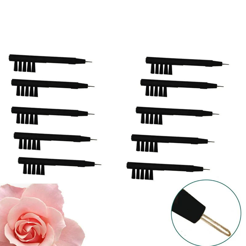 

Hearing aid cleaning tool 10pcs quality Hearing Aid Cleaning Brush with Magnet and Wax Loop hearing aid accessories
