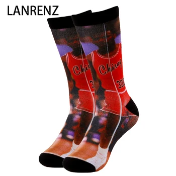 

2020 All-Star series printing 5 Men and women fashion Funny socks 3d printed socks 200 knitting oil painting compression socks