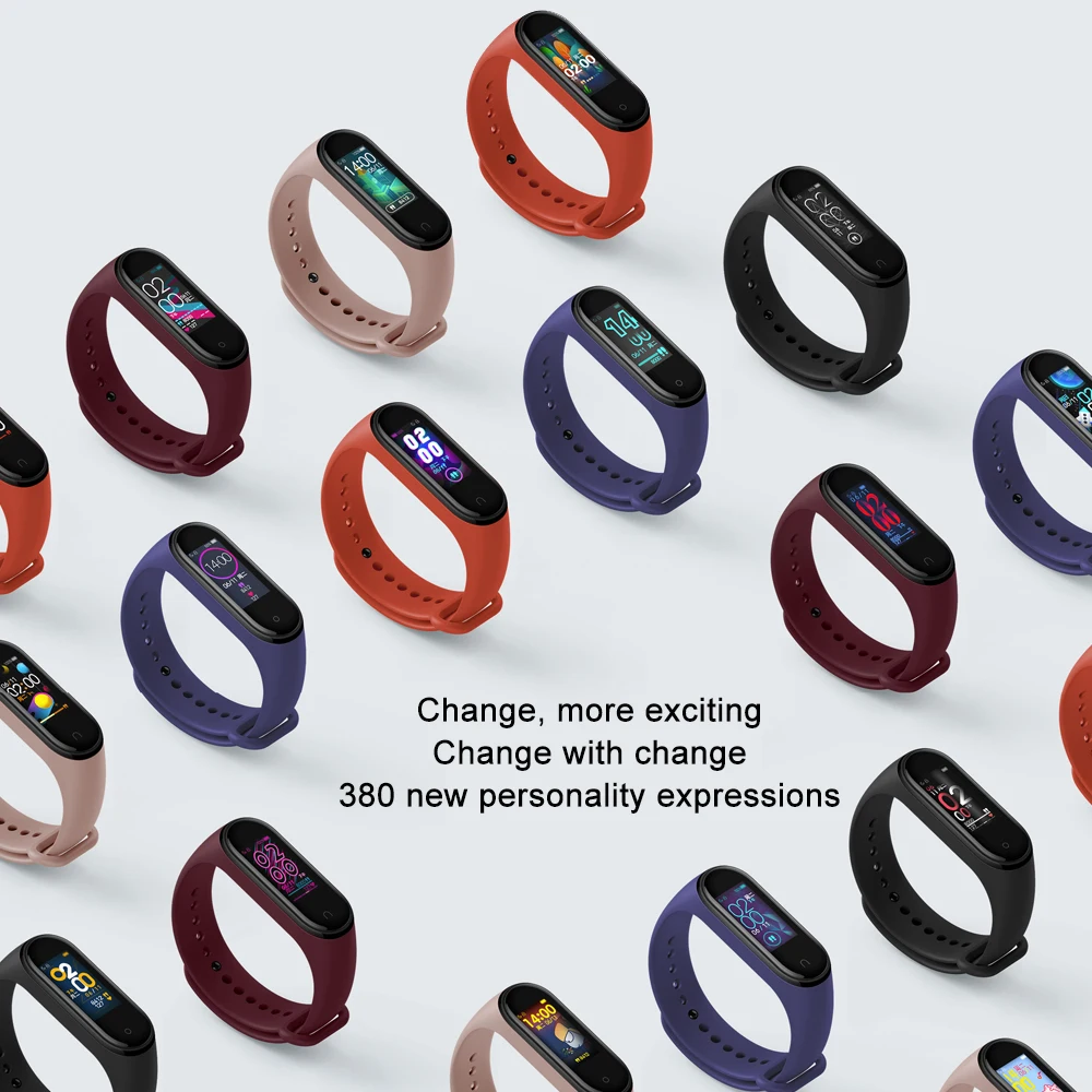 In stock Original Xiaomi Mi Band 4 Smart Watch Mi Band 4 Global Version Fitness Heart Rate Music Wristband Ship in 24 hours