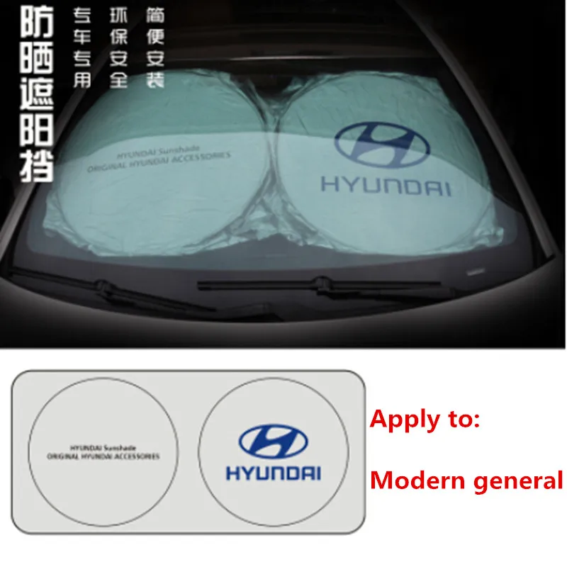 

BEMOST Car Windshield Sunshade For Hyundai Accent Elantra Solaris IX35 I20 Tucson I30 Sonata Front Window Protection Visor Cover