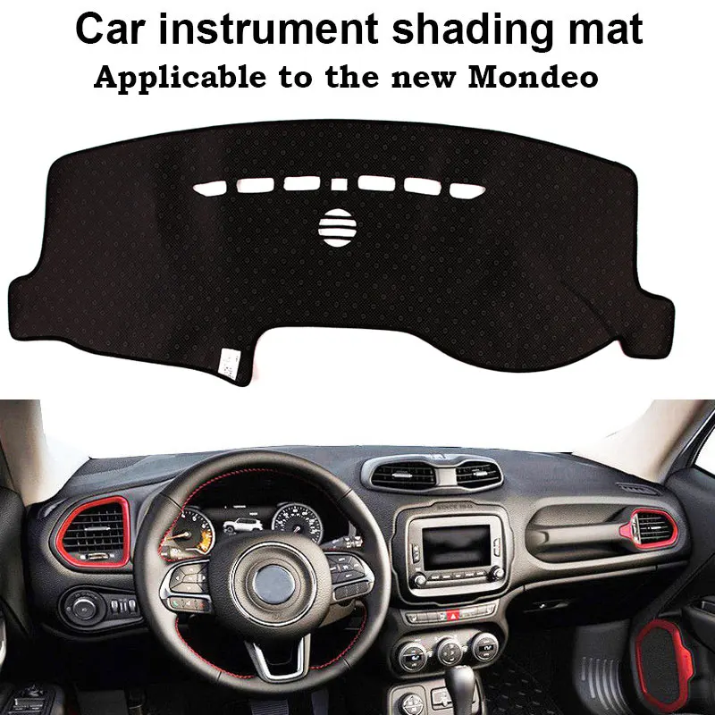 Vehemo Felt Fabric Silicone Slip Dashboard Cover Dashboard Mat Car