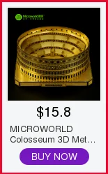 MICROWORLD кафедральный собор Святого Петра 3D металлическая головоломка DIY Сборная модель здания для мужчин подарок коллекция хобби золото серебро